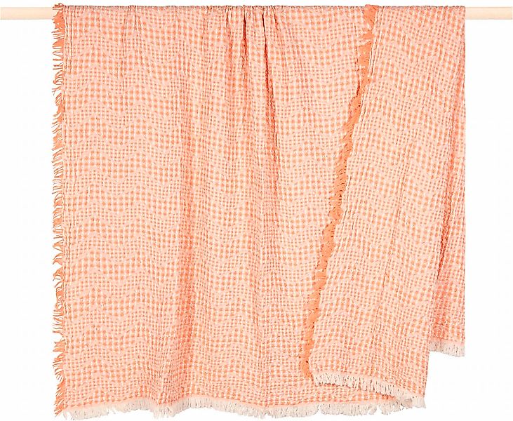 PAD Wohndecke "WAFFLE, Waffelpique-Decke" Made in Europe, Wendefunktion, Zi günstig online kaufen