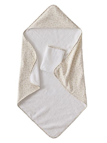 vertbaudet Kapuzenhandtuch Baby Geschenk-Set: Badetuch & Waschhandschuh HYG günstig online kaufen