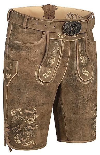 Nübler Trachtenlederhose Lederhose Siegbert in Walnuss günstig online kaufen