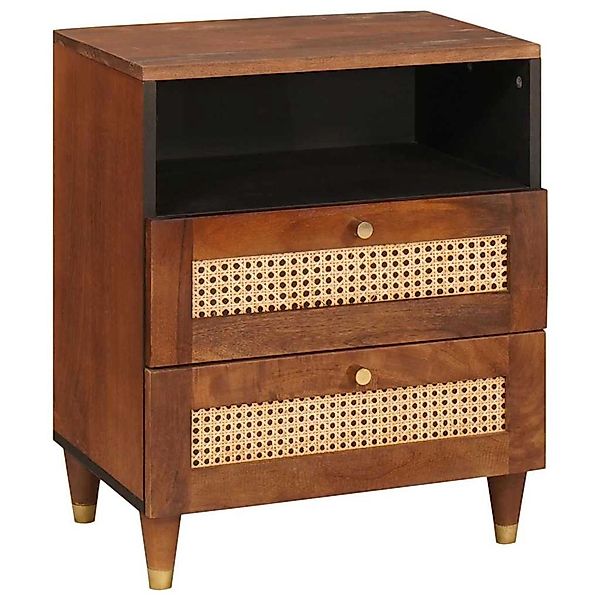 vidaXL Nachttische Braun 50 x 33 x 60 cm Massivholz Mango 4018890 günstig online kaufen
