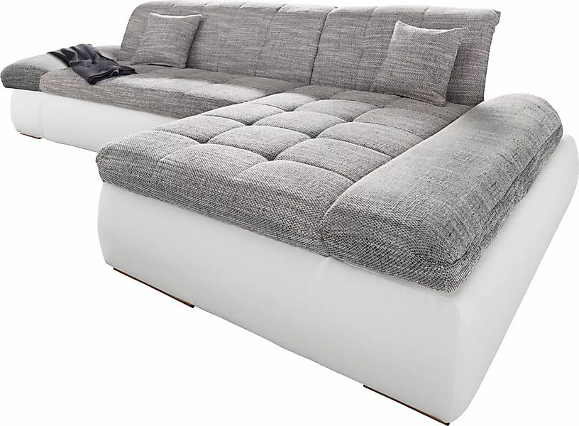 DOMO collection Ecksofa »PB Moric wahlweise mit Bettfunktion + Armteilverst günstig online kaufen