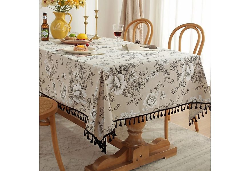 BYSURE Tischdecke (1-tlg), Bedruckte Tischdecke pastorale rechteckige Tisch günstig online kaufen