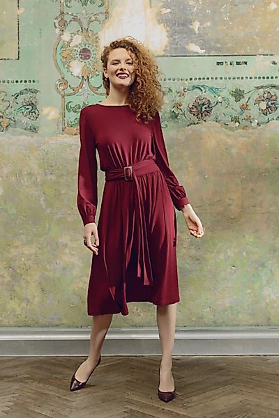 Kleid Zoni Burgund - Ecovero® günstig online kaufen