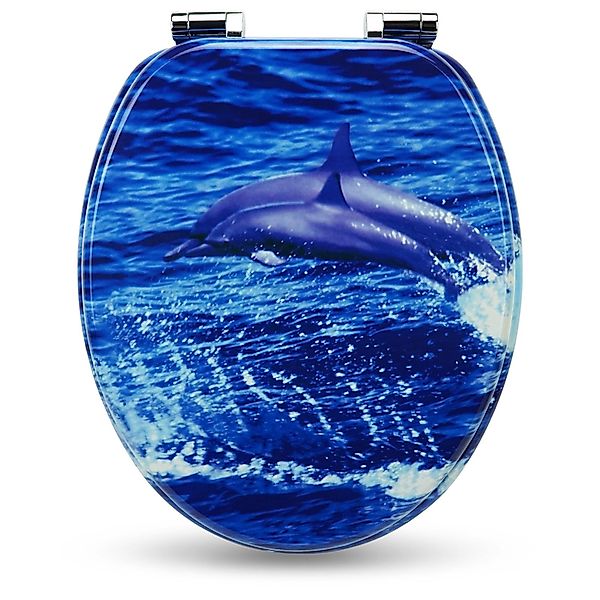 Sanfino WC-Sitz „Dolphin“ Premium Toilettendeckel mit günstig online kaufen