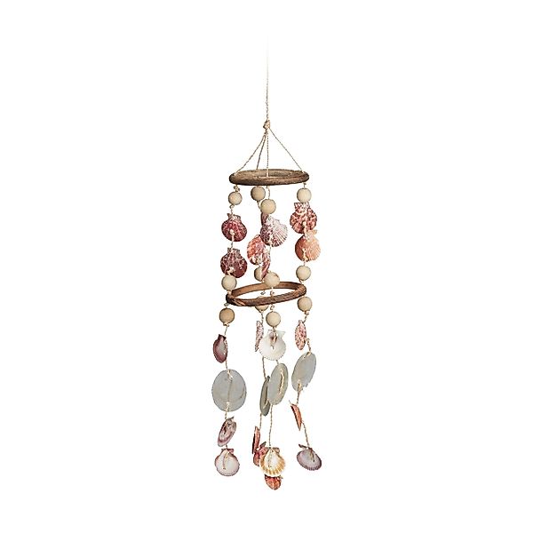relaxdays Dekoobjekt Muschel Windspiel in 2 günstig online kaufen