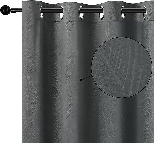 Woltu Verdunkelungsvorhang (1 St), Ösen, blickdicht, günstig online kaufen