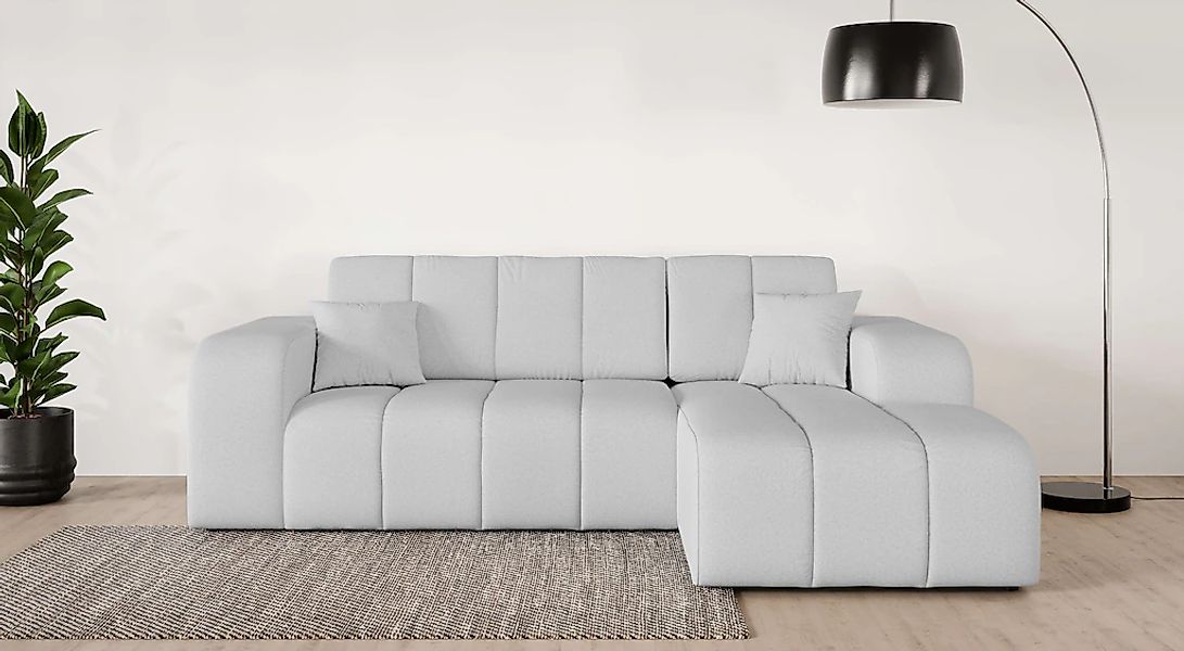 OTTO home Ecksofa "CASSY L-Form, Schlafsofa mit Bettkasten, Maße B/T/H: 245 günstig online kaufen