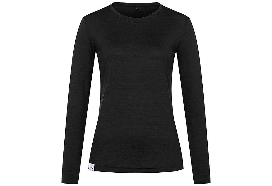 Alpenwert Langarmshirt Damen Longsleeve aus Merinowolle – atmungsaktiv & ge günstig online kaufen