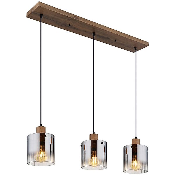 Globo Lighting Pendelleuchte   ¦ holzfarben ¦ Maße (cm): B: 100 H: 120 Lamp günstig online kaufen