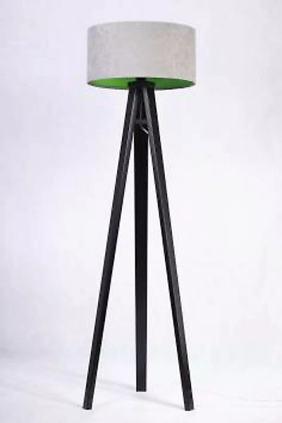 Stehlampe JERRY Grau Grün Retro 140cm Wohnzimmer günstig online kaufen