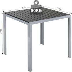 TLGREEN Gartenlounge-Set Gartenmöbel-Set,Balkonmöbel-Set,Aluminium-Sitzgrup günstig online kaufen