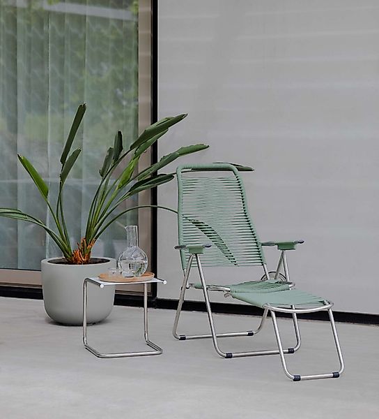 Fiam Gartensessel Spaghetti aus Aluminium, Salbei günstig online kaufen