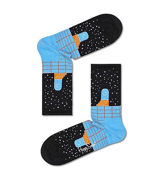 Happy Socks Socken "Future Unknown" Blau & Schwarz günstig online kaufen
