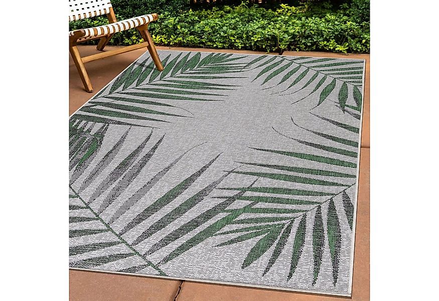 Carpettex Outdoorteppich Palmen Design, Läufer, Höhe: 5 mm, Teppich Palmen günstig online kaufen