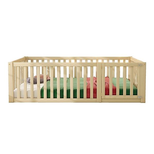 Gotagee Kinderbett Gästebett Holzboden Bettrahmen 90x200cm Einzelbett Jugen günstig online kaufen