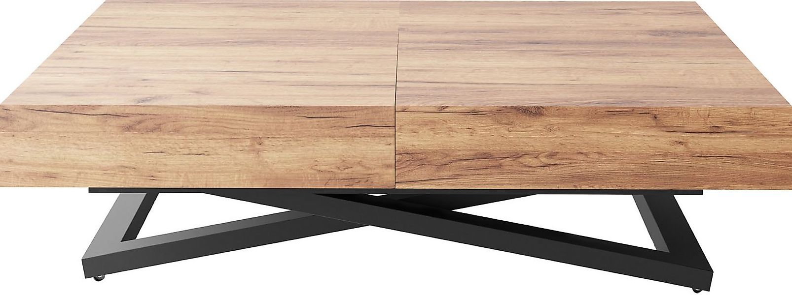 WFL GROUP Couchtisch Cavetta U (erhältlich in einer Größe – 120x80x27-76 cm günstig online kaufen