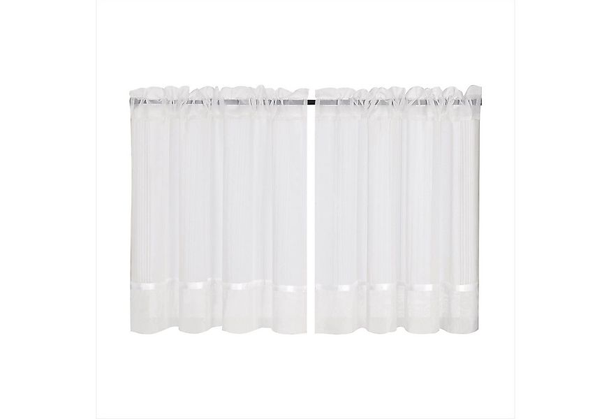 Joyswahl Scheibengardine (1 St), Stangendurchzug, transparent, Leinenoptik günstig online kaufen