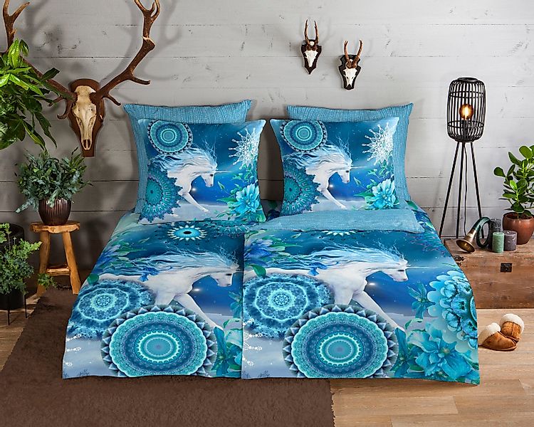 hip Wendebettwäsche "Lumi" 2 Stk. tlg. Biber, 135x200, Warm, Weich, Wendeop günstig online kaufen