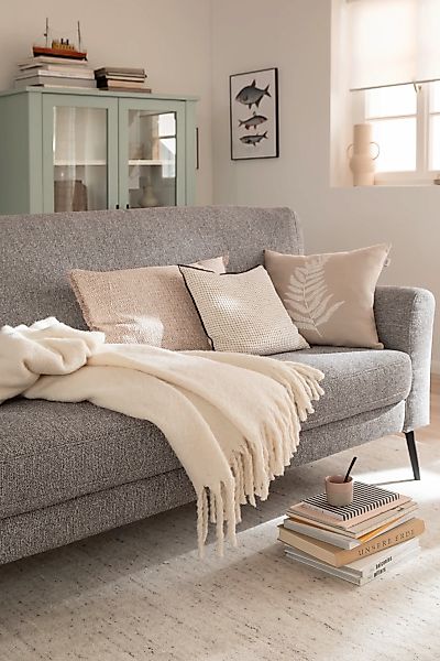 SCHÖNER WOHNEN Kollektion Wohndecke  Plenty ¦ grün ¦ Synthetik ¦ Maße (cm): günstig online kaufen