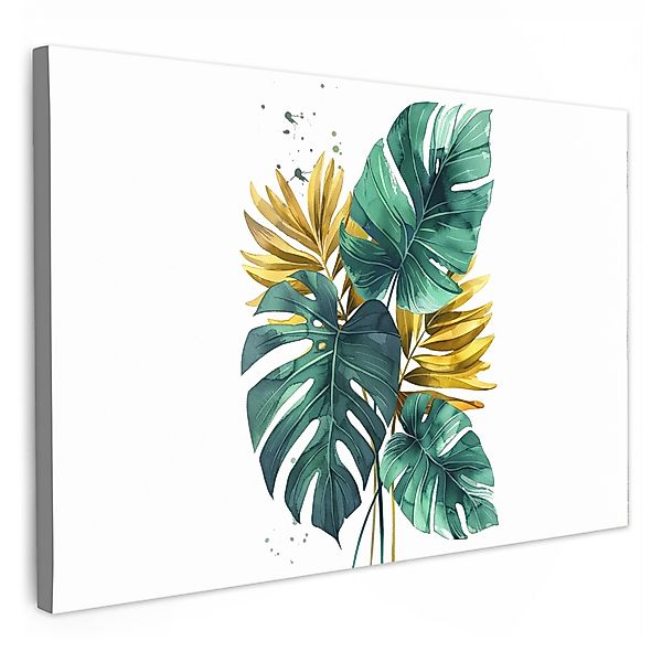 OneMillionCanvasses® Leinwandbild Blätter - Monstera - günstig online kaufen
