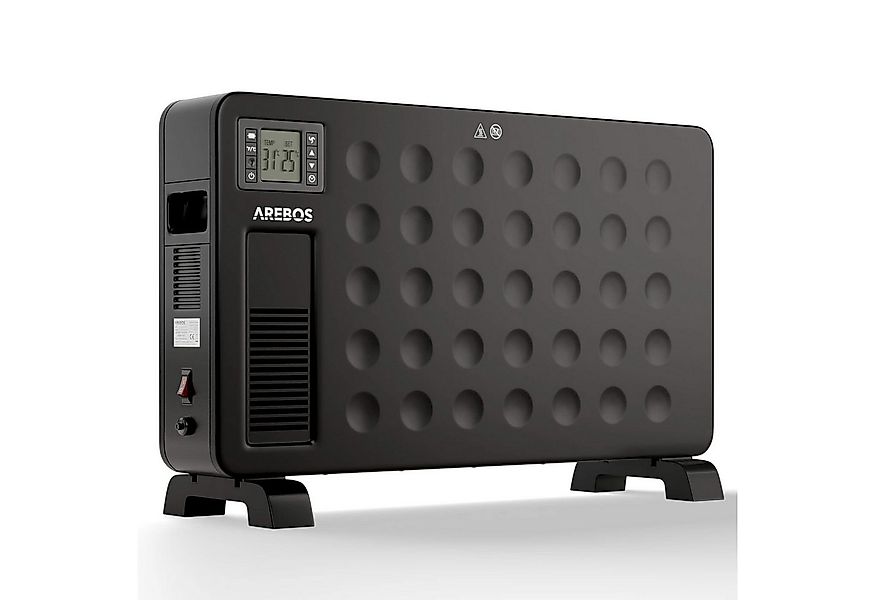 Arebos Konvektor 2300 W 3 Heizstufen, integriertes Thermostat, Inkl. Fernbe günstig online kaufen