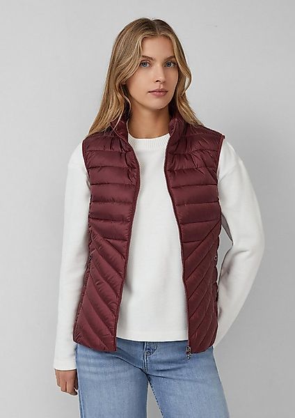 s.Oliver Outdoorjacke Outdoor-Weste Packbare leichte Steppweste mit Stehkra günstig online kaufen