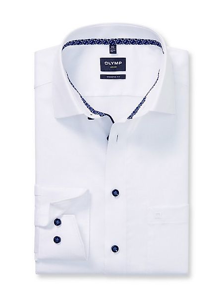 OLYMP Businesshemd Luxor Modern Fit New-Kentkragen kontrastfarbene Details günstig online kaufen
