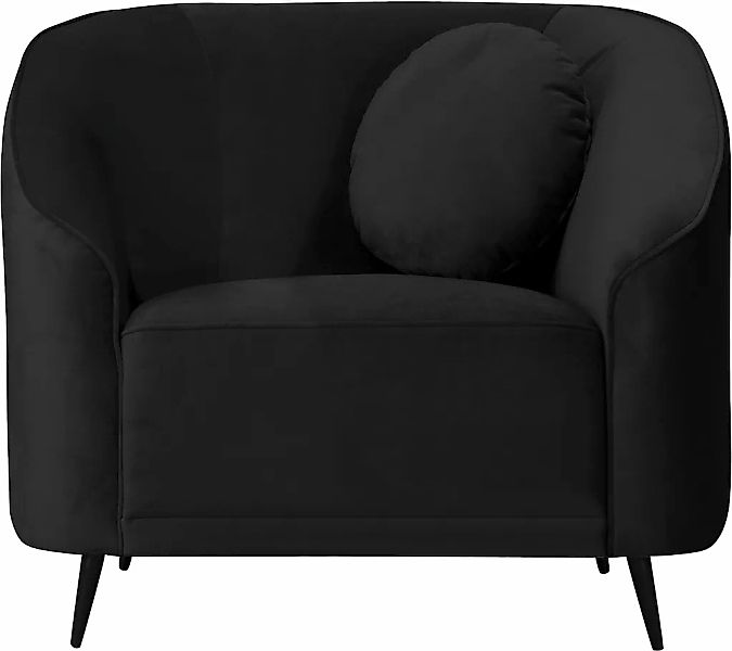 Home affaire Sessel "Ashly" in 3 Bezugsvarianten, Bouclé, Samtoptik und Str günstig online kaufen