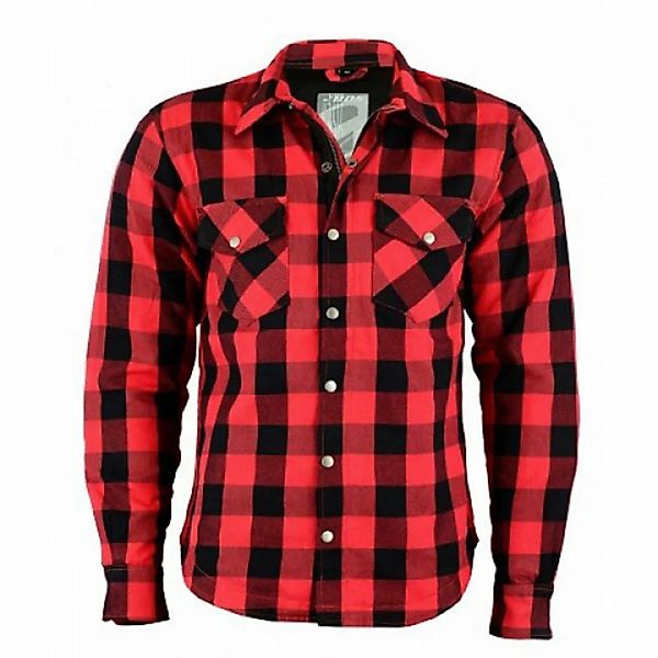 BOS Motorradjacke Lumber Jacket - rot - M günstig online kaufen