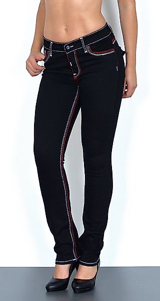 ESRA Straight-Jeans Damen Straight Jeans mit günstig online kaufen