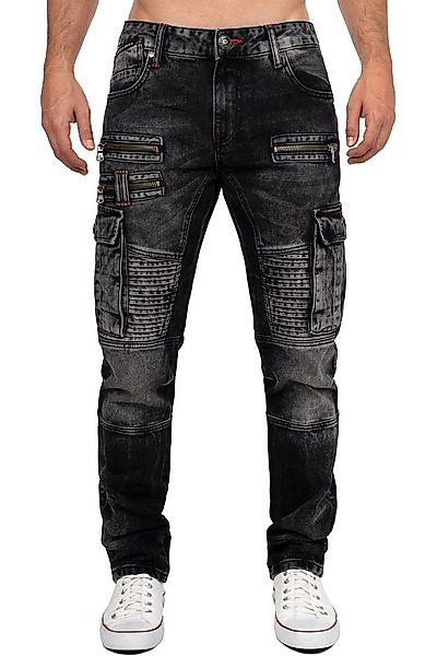 Cipo & Baxx Bikerjeans Biker Hose BA-CD798 im Cargo-Style mit 5-Pocket-Styl günstig online kaufen