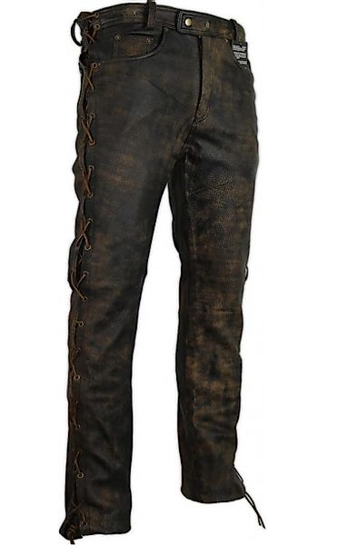 MDM Lederhose Vintage Herren Lederhose seitlich günstig online kaufen