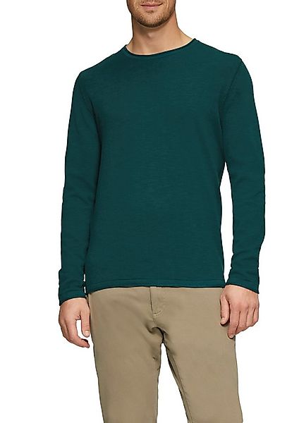 s.Oliver Rundhalspullover mit Rundhalsausschnitt günstig online kaufen