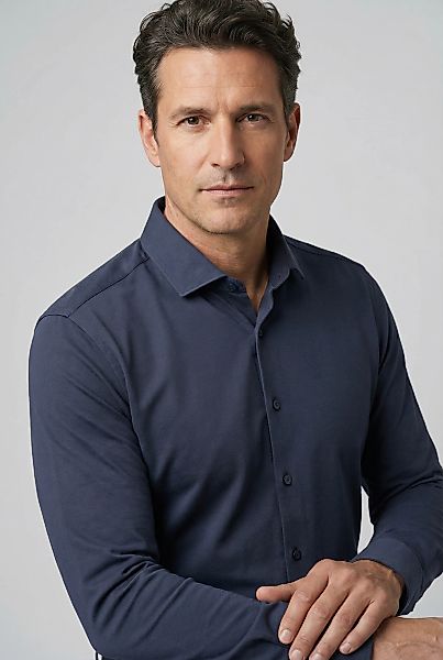 OLYMP Businesshemd "No. Six super slim" Jersey-Hemd günstig online kaufen