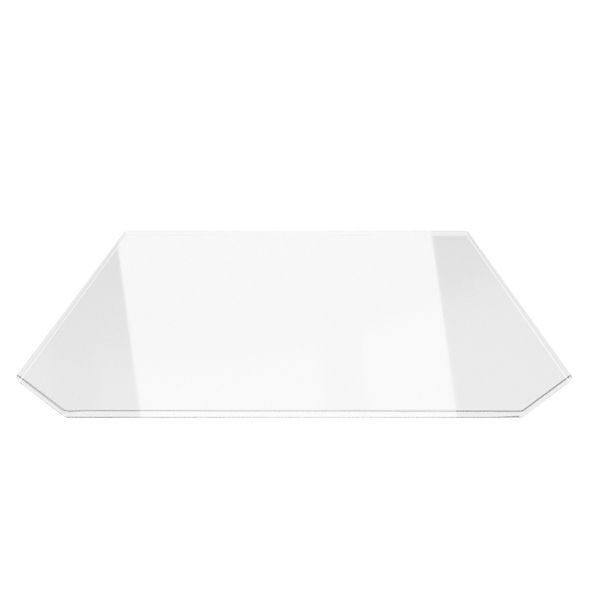 ECOfoxx Funkenschutzplatte Glasbodenplatte Sechseck 100x100cm günstig online kaufen