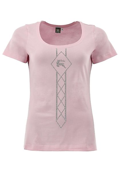 OS Trachten T-Shirt Dularo Tailliert, Rundhalsausschnitt, günstig online kaufen