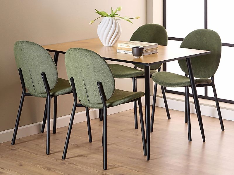 ACTONA GROUP Esszimmer-Set "Esspruppe, Speisetisch mit Wohnzimmerstühlen" K günstig online kaufen