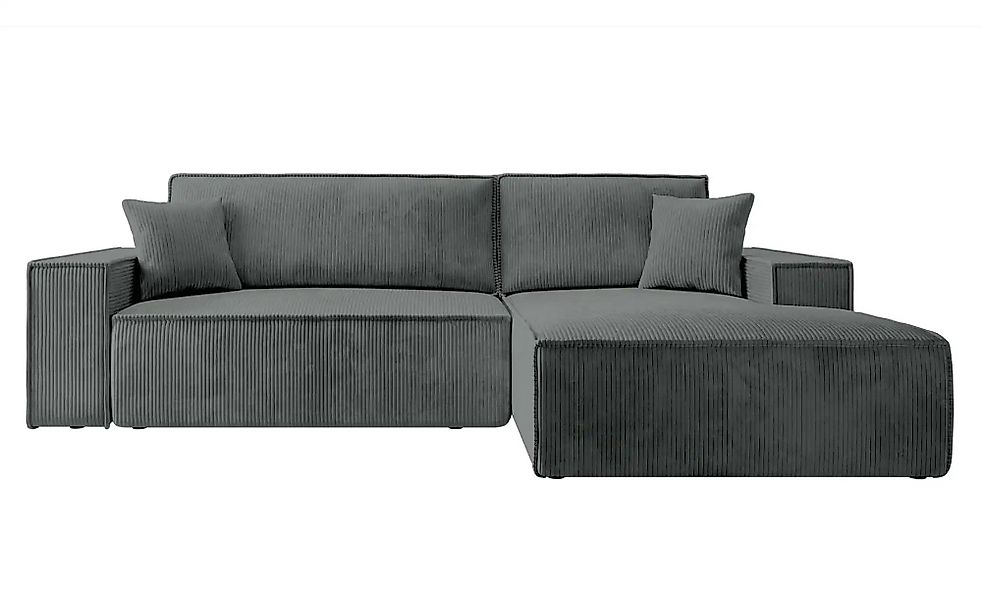 Selsey Ecksofa mit Schlaffunktion Farese  ¦ grau ¦ Maße (cm): B: 267 H: 85 günstig online kaufen
