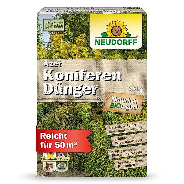 Neudorff Pflanzendünger Azet KoniferenDünger 2,5 kg günstig online kaufen