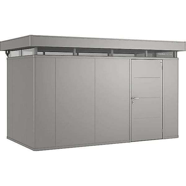 Biohort Metallgerätehaus CasaNova 4 x 2 m Quarzgrau-Metallic Türanschlag re günstig online kaufen