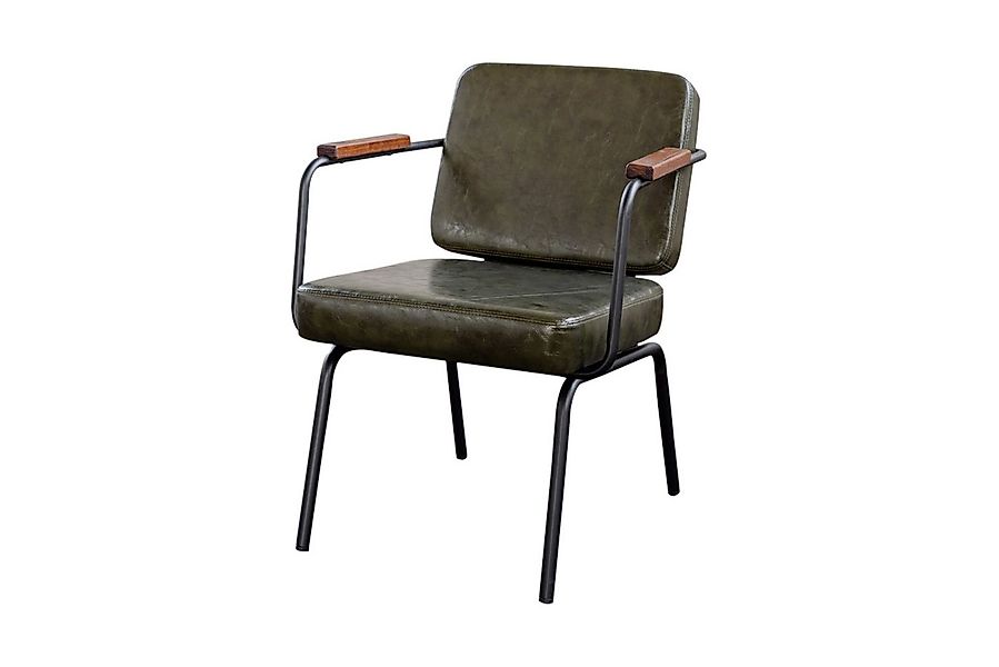 KAWOLA Esszimmerstuhl VISU, Stuhl Kunstleder grün günstig online kaufen