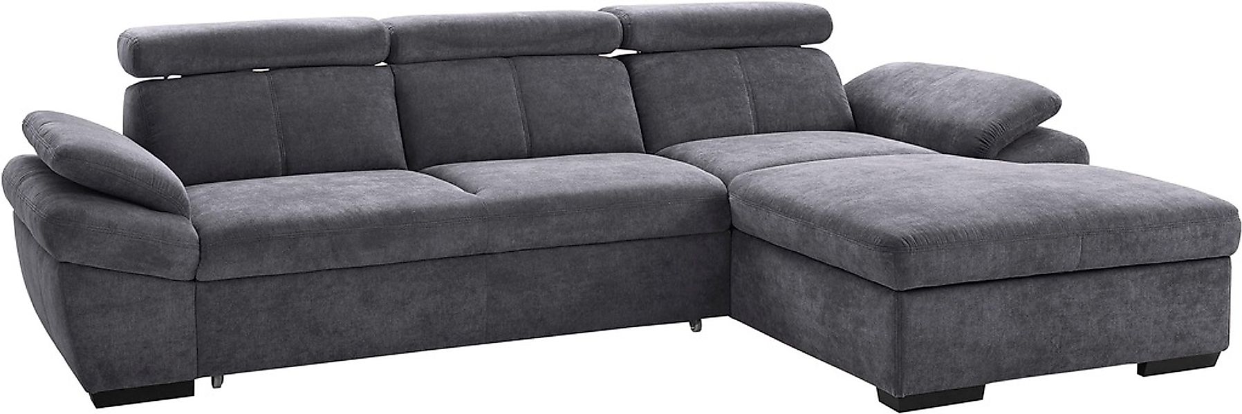 exxpo - sofa fashion Ecksofa »Salerno, inkl. Kopf- und Armteilverstellung, günstig online kaufen