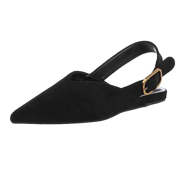 Ital-Design Elegante Slingbacks mit geschlossener Zehenpartie und Schnalle günstig online kaufen