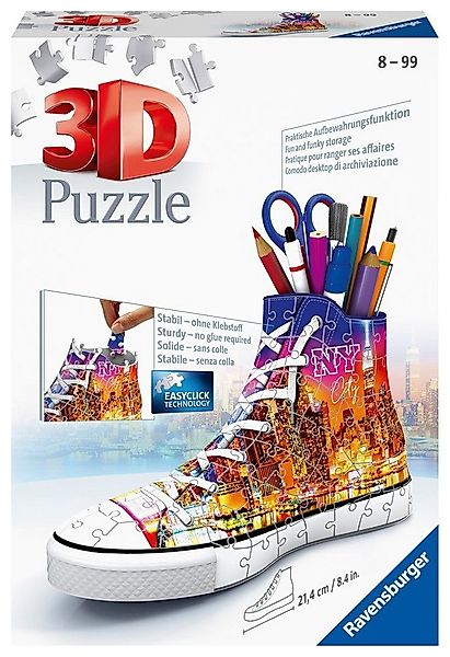 Ravensburger 3D-Puzzle 108 Teile Ravensburger 3D Puzzle Sneaker Sneaker Sky günstig online kaufen