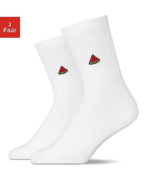 SNOCKS Tennissocken Hohe Sportsocken Statement (2-Paar) günstig online kaufen