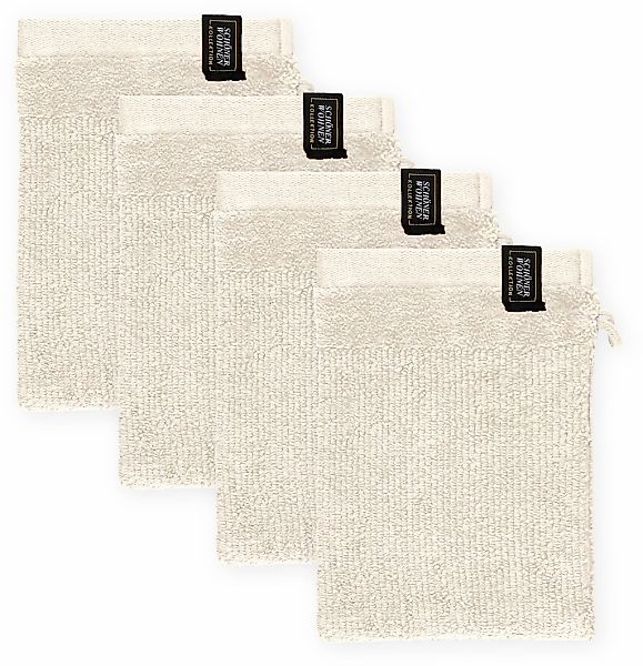 SCHÖNER WOHNEN-Kollektion Waschhandschuh "Sense" mit Velourborte, hautschme günstig online kaufen