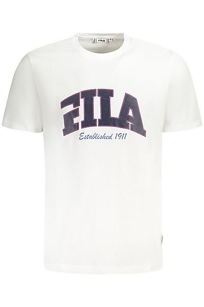 Fila T-Shirt Herren T-Shirt Weiß Kurzarm Regular Fit mit günstig online kaufen