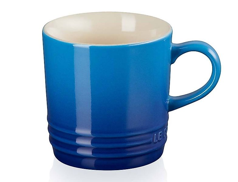 Le Creuset Tasse Becher Steinzeug Azure Blau 350 ml günstig online kaufen