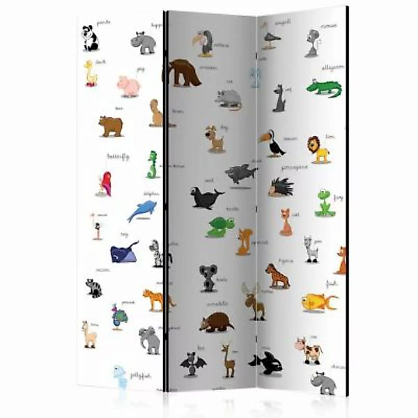 artgeist Paravent animals (for children) [Room Dividers] mehrfarbig Gr. 135 günstig online kaufen