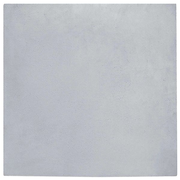 vidaXL Kunstfell Hasen Teppich Olite Grau 120 x 120 cm Polyester 42021685 günstig online kaufen